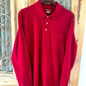 Merona long sleeve polo